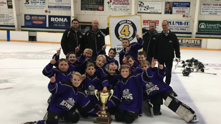 <p>The Terpstra Equipment Atom BB reigned supreme at the Bobby Orr Hall of Fame Classic hockey tournament in Parry sound last weekend. (Submitted Photo)</p>
