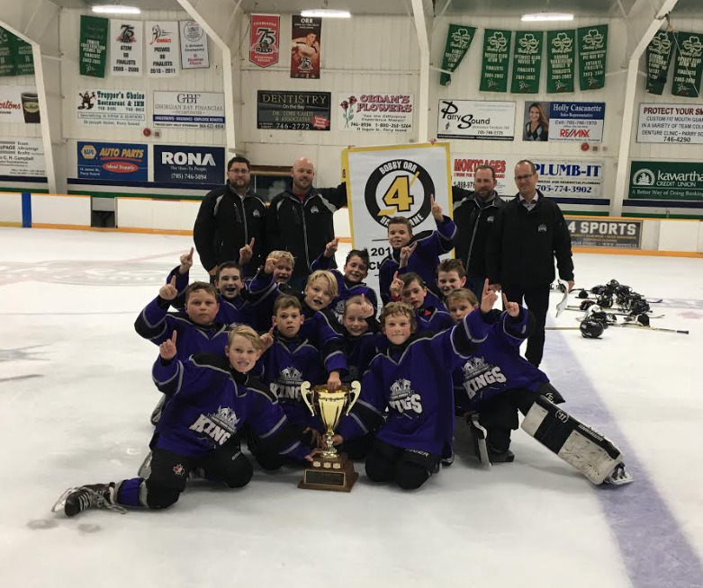 <p>The Terpstra Equipment Atom BB reigned supreme at the Bobby Orr Hall of Fame Classic hockey tournament in Parry sound last weekend. (Submitted Photo)</p>
