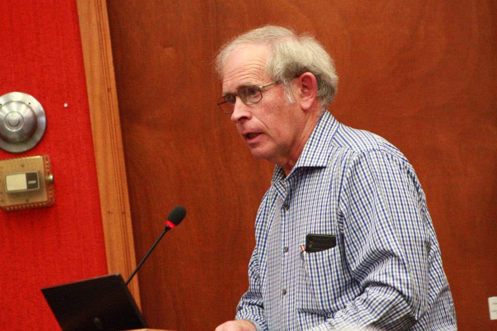 <p>Prince Edward Federation of Agriculture president John Thompson addresses councillors (Chad Ibbotson/Gazette file photo) </p>
