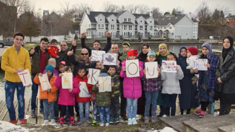 <p>Building community – Prince Edward County welcomed the Al Jasem family in 2015 and the PEC Syria group has worked to resettle three additional, related families in the area. The new documentary SponsorLand focuses on the first year with the county’s first refugee family and its sponsors. (SponsorLand screen capture)</p>
