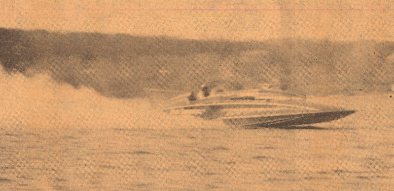 <p>Miss Supertest II during her world’s record speed trial on November 1, 1957. (Gazette file photo)</p>
