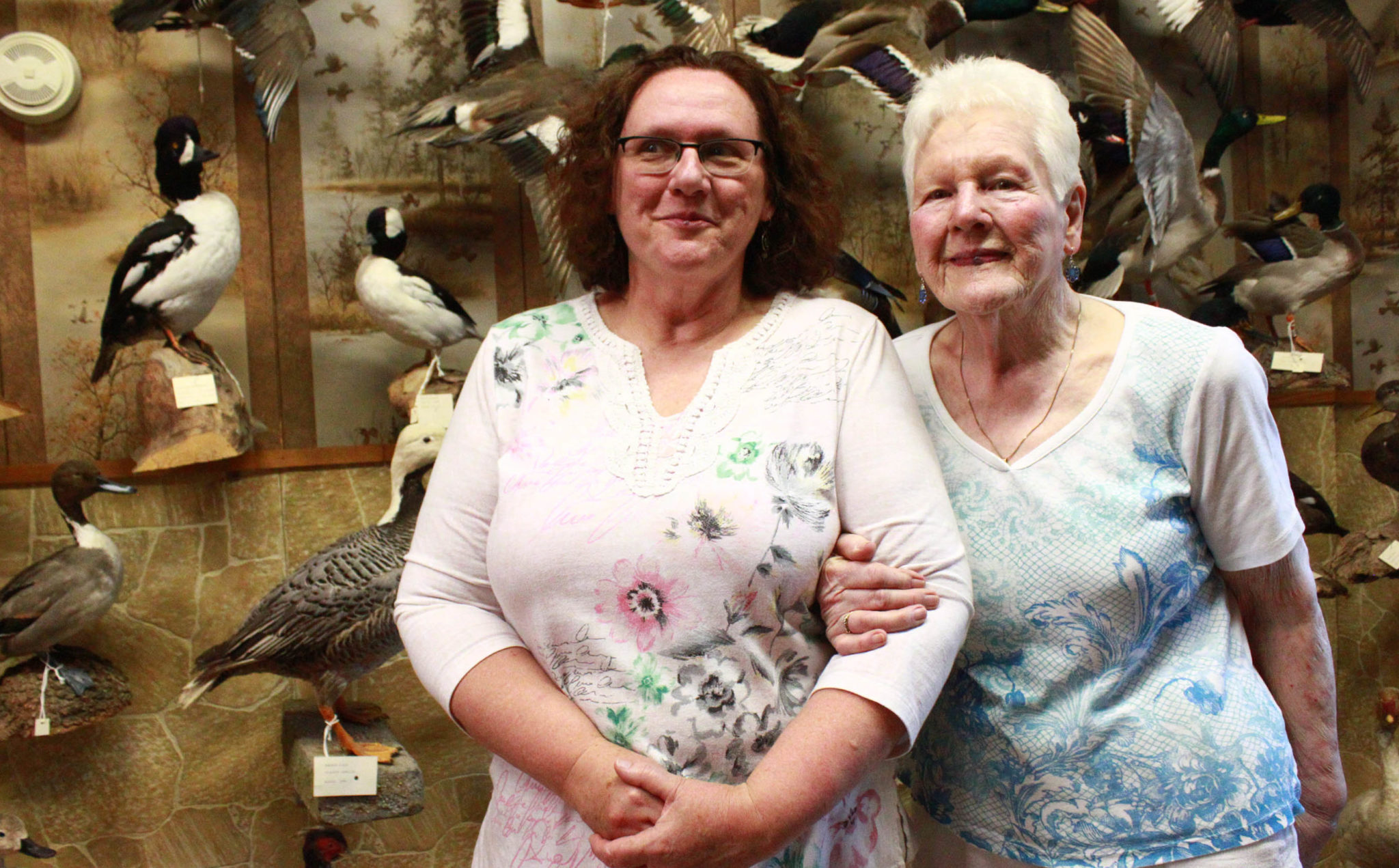 <p>Jane Moon and her mother Johanna de Vries showcased some of the specimens crafted by the late Jake de Vries back in June 2016. (Chad Ibbotson/Gazette staff)</p>
