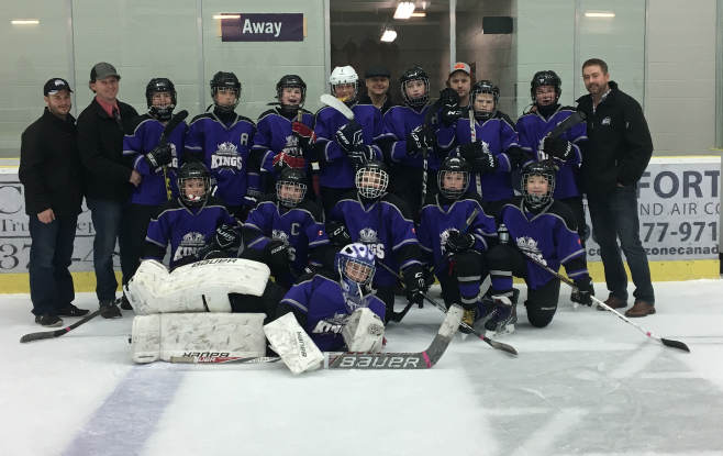 <p>DOING US PROUD- The Pee Wee Terra Vista BB Kings made it all the way to the semifinals of the A division Silver Stick Qualifying Tournament in Cobourg late last month. (Submitted Photo)</p>
