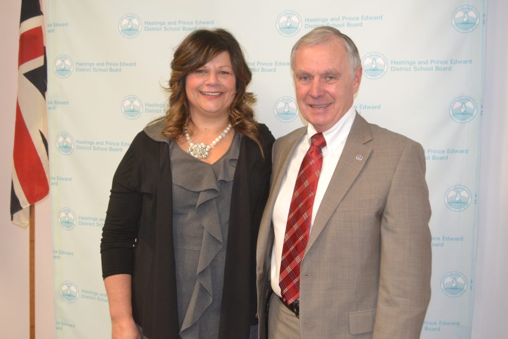 <p>HEAD OF THE CLASS- Trustees Lucille Kyle and Dave Patterson were elected as Chair and Vice Chair of the Hastings and Prince Edward District School Board’s Board of Trustees Monday at the public body’s Annual General Meeting. (Jason Parks/Gazette Staff)</p>
