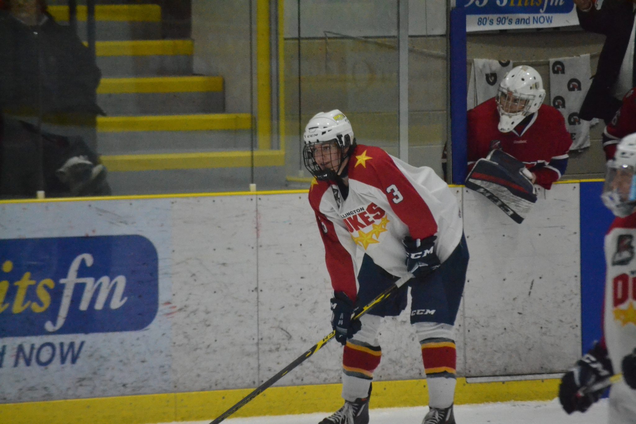 <p>LATEST PICK UP- The Wellington Dukes added defenceman Noah Lugli to the roster this and the rearguard paid instant dividends, picking up two assists and playing regularly in wins over East Division foes Whitby and Kingston. (Jason Parks/Gazette Staff)</p>
