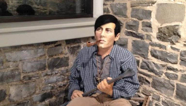 <p>Fibre artist and Gesina Laird-Buchanan&#8217;s life-size wool creation of artist Tom Thomson. Laird-Buchanan will be among the guest speakers to present at Flashback February. (Submitted photo)</p>
