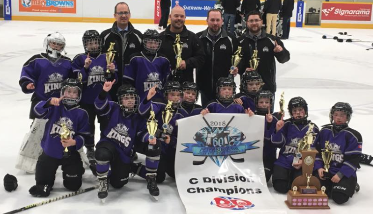 <p>KINGS ADD ANOTHER CROWN- The Terpstra Equipment Atom BB Kings were the A final winner of the C Division at the 60th annual Peterborough Liftlock minor hockey tournament this weekend. (Submitted Photo)</p>
