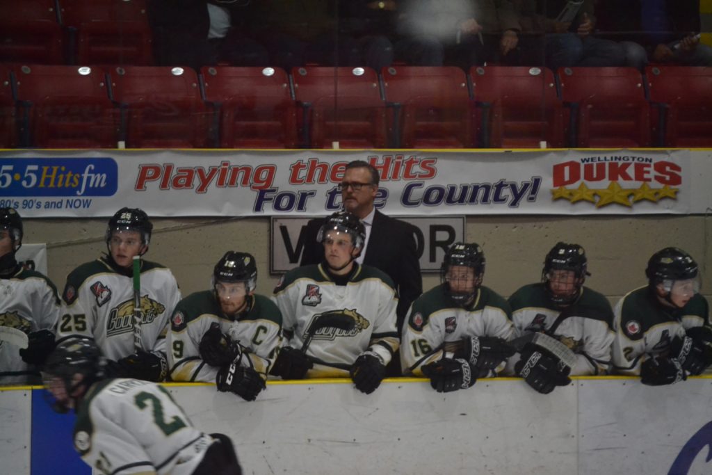 <p>MAJOR SHAKEUP- Former Cobourg Cougars coach John Druce has been hired by the Wellington Dukes after Scott McCrory was relieved of his duties over the Christmas holidays. (Jason Parks/ Gazette file photo)</p>
