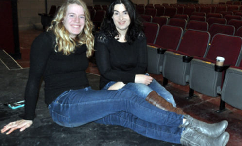 <p>The start of something -PECI grads Samantha Branderhorst, left, and Georgia Papanicolaou are hoping they’ll be able to carve out an audience for their brand of theatre. They’ve started a new company, Shatterbox Theatre, which will premiere its first show at the Regent Theatre next month. (Adam Bramburger/Gazette staff)</p>
