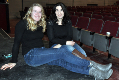 <p>The start of something -PECI grads Samantha Branderhorst, left, and Georgia Papanicolaou are hoping they’ll be able to carve out an audience for their brand of theatre. They’ve started a new company, Shatterbox Theatre, which will premiere its first show at the Regent Theatre next month. (Adam Bramburger/Gazette staff)</p>
