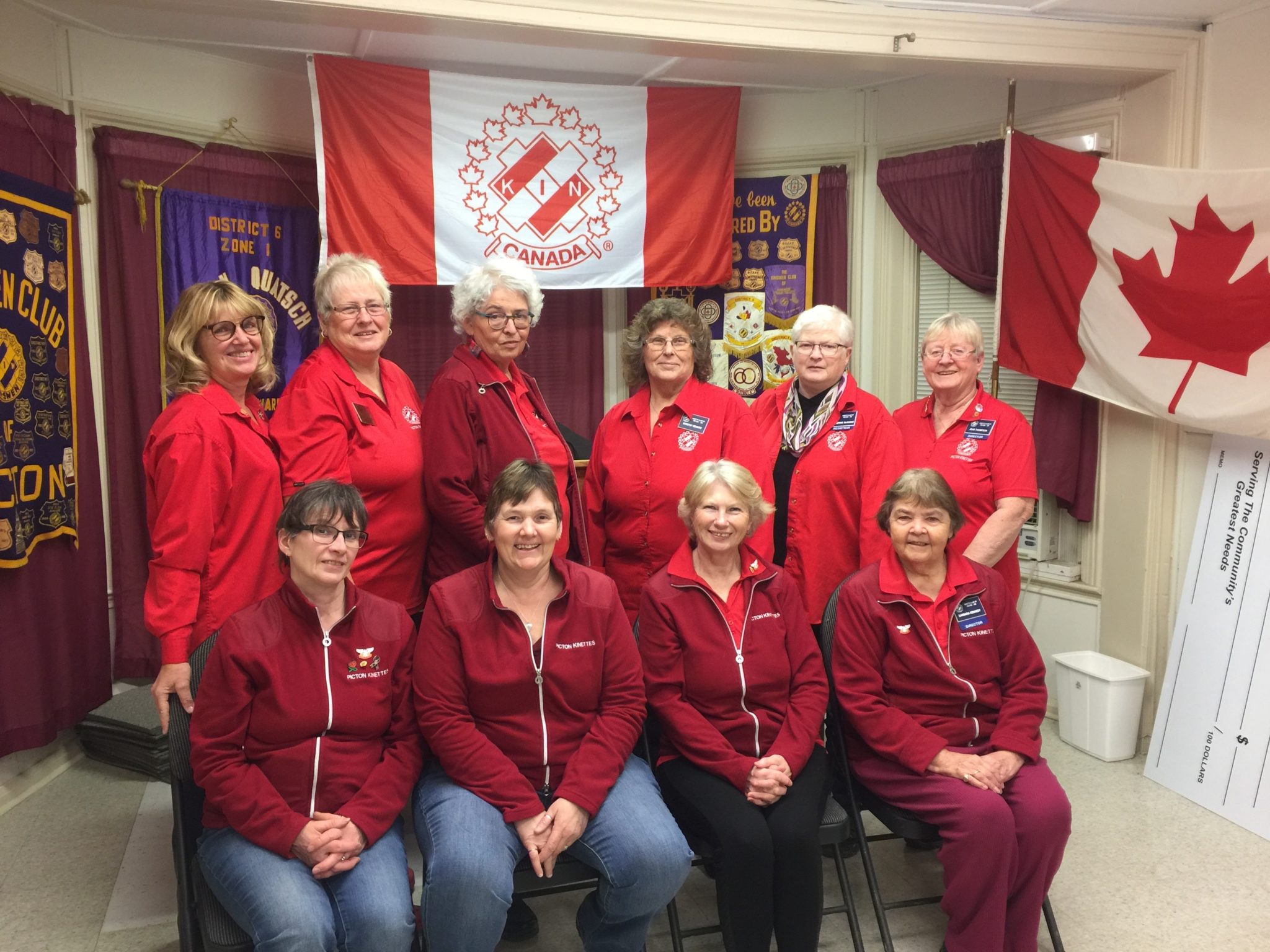 <p>A HALF CENTURY OF HELPING- The Kinette Club of Picton is celebrating their 50th anniversary of formation  in March. The current club boasts 13 members and they include (Back from Left) Sandra Hoekstra, Judy McNamee, Diane Torney, Dorothy Benbow, Katherine McGinnis, Jean Thompson, (Front, from left) Gayle Osborne, Kerry Reynolds, Susan Eaastbury and Barbra Kennedy. Missing are Bette MacDonald and Aynsley Osborne.</p>
