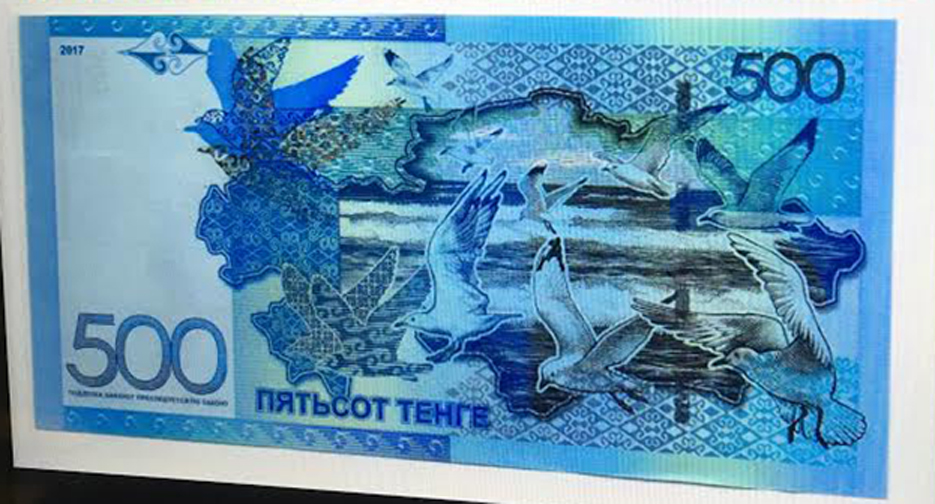 <p>Suspicious seagulls – The top right seagull on this Kazakhstan banknote is the one Kate Tester said she took at Sandbanks Provincial Park. A Swiss photographer claims he captured the bottom right bird. (Submitted photo)</p>

