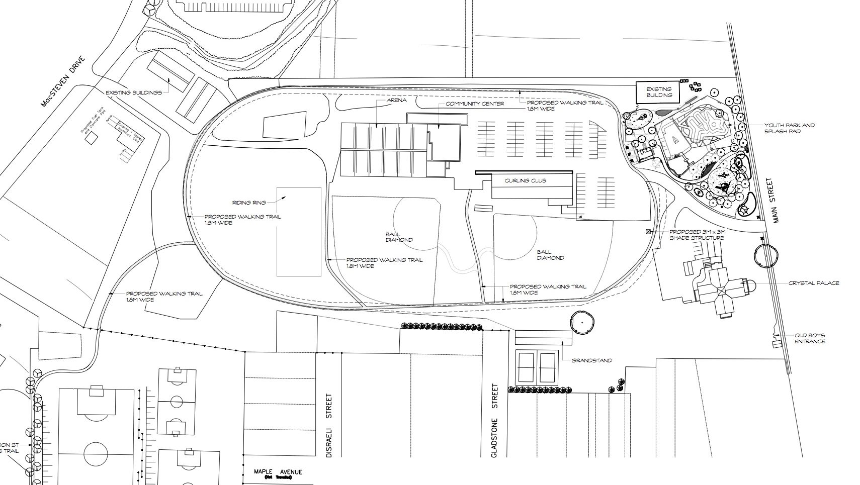 <p>A rendering of the proposed walking track. (Submitted photo)</p>
