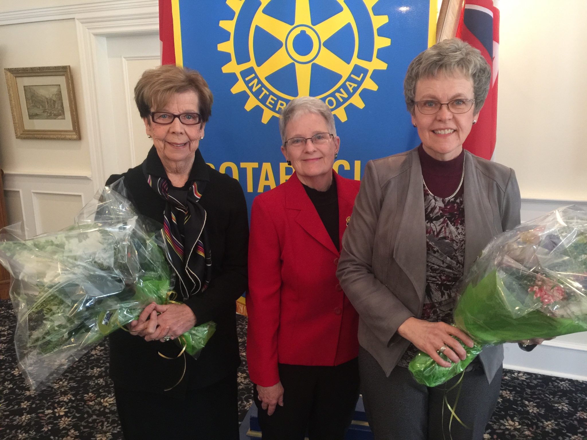 <p>PAUL HARRIS AWARD WINNERS- (Left) Doris Stuart and (Right) Arlene Wright were presented Paul Harris Awards by Rotary Club of Picton President Sandy Latchford Tuesday. (Jason Parks/Gazette Staff)</p>
