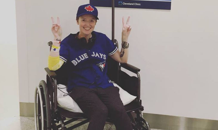 <p>VICTORY DAY- Picton&#8217;s Andrea Taylor is recovering well after a life saving surgery at the world famous Cleveland Clinic earlier this month. (Submitted Photo)</p>
