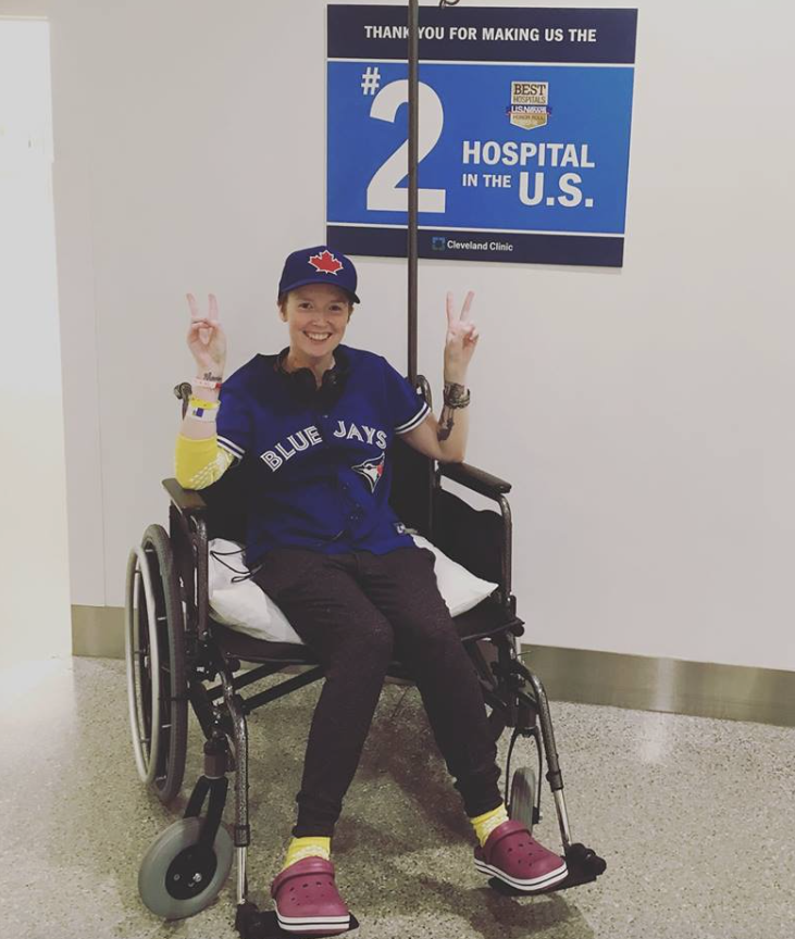 <p>VICTORY DAY- Picton’s Andrea Taylor is recovering well after a life saving surgery at the world famous Cleveland Clinic earlier this month. (Submitted Photo)</p>
