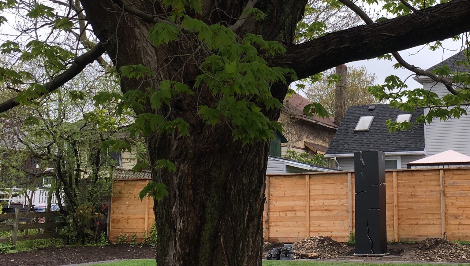 <p>A new addition to the Wellington Heritage Museum back garden contemplates the site’s past. (Submitted photo)</p>
