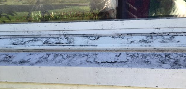 <p>DUST IN THE WIND- Petcoke, a material used in the making of cement, was found at a White Chapel residence in October, 2016. (Submitted Photo)</p>
