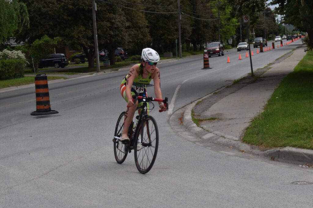 <p>TOP FINISHER- Taylor Tompkins was a top competitor in the Under 15 bracket at the 2018 County Kids of Steel event in Picton last year. (Jason Parks/Gazette Staff)</p>
