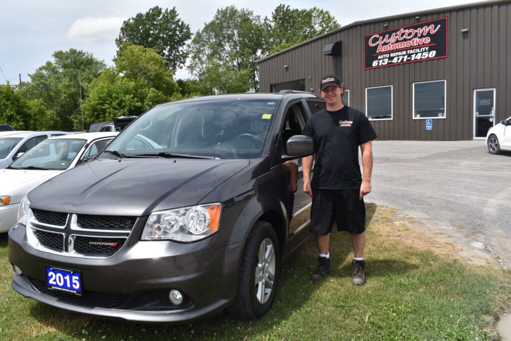 <p>Chris Rice of Custom Automotive. (Jason Parks/Gazette Staff)</p>
