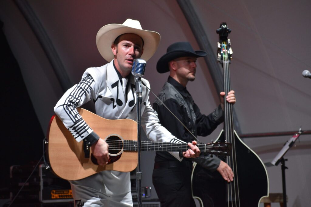 <p>HANK DID IT THIS WAY- County native JT Wisteard honours the memory of the late Hank Williams Saturday evening at the 2018 PEC Country Jamboree just outside of Cherry Valley. (Jason Parks/Gazette Staff)</p>
