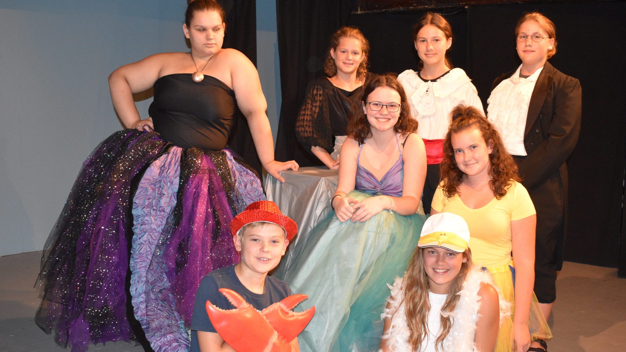 <p>PART OF YOUR WORLD- Some of the cast members of the Young Mummers Drama Camp production of The Little Mermaid. (Jason Parks/Gazette Staff)</p>
