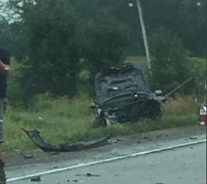 <p>BAD COLLISION- A driver is facing several charges after a two car collision in northern Prince Edward County Wednesday. </p>
