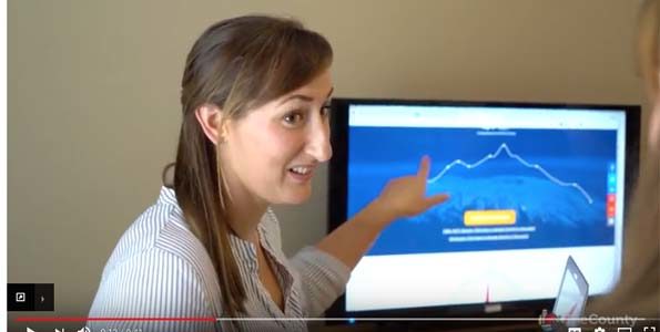 <p>Career focused – Yeeboo Digital web designer Justine Pitcher is one of five people showcased in the new Prince Edward County Careers digital workforce attraction campaign. (Prince Edward County/YouTube)</p>

