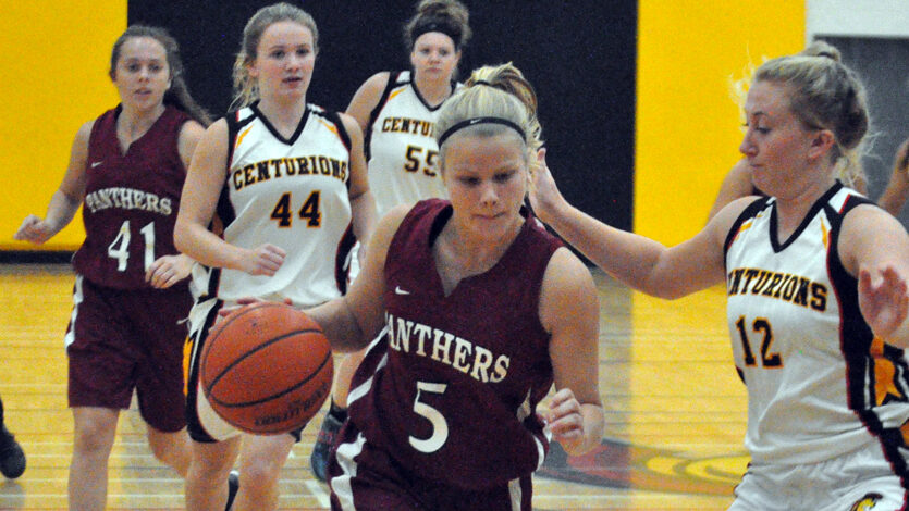 <p>SNIDER STARS- PECI senior Panther basketball player Madalynn Snider saw her 2019-20 athletic endeavors honoured by a share of the annual Female Senior Athlete of the Year award.  (Adam Bramburger/Gazette file photo). </p>
