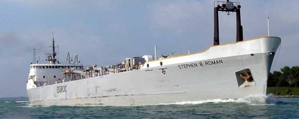 <p>The Stephen B. Roman bulk cement freighter (McKeil Marine photo)</p>
