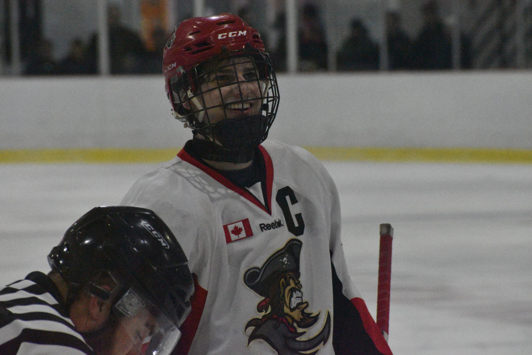 <p>BACK IN THE LINEUP- Picton Pirates captain Devin Morrison returned to the lineup this weekend after missing two games due to injury. (Jason Parks/Gazette Staff)</p>
