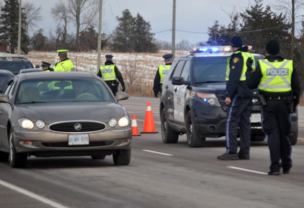 <p>GOOD RESULTS- Prince Edward OPP are encouraged that nearly 60 RIDE program checks were undertaken locally over a two week span during the holidays and no motorists were found to be impaired. (Adam Bramburger/Gazette staff)</p>
