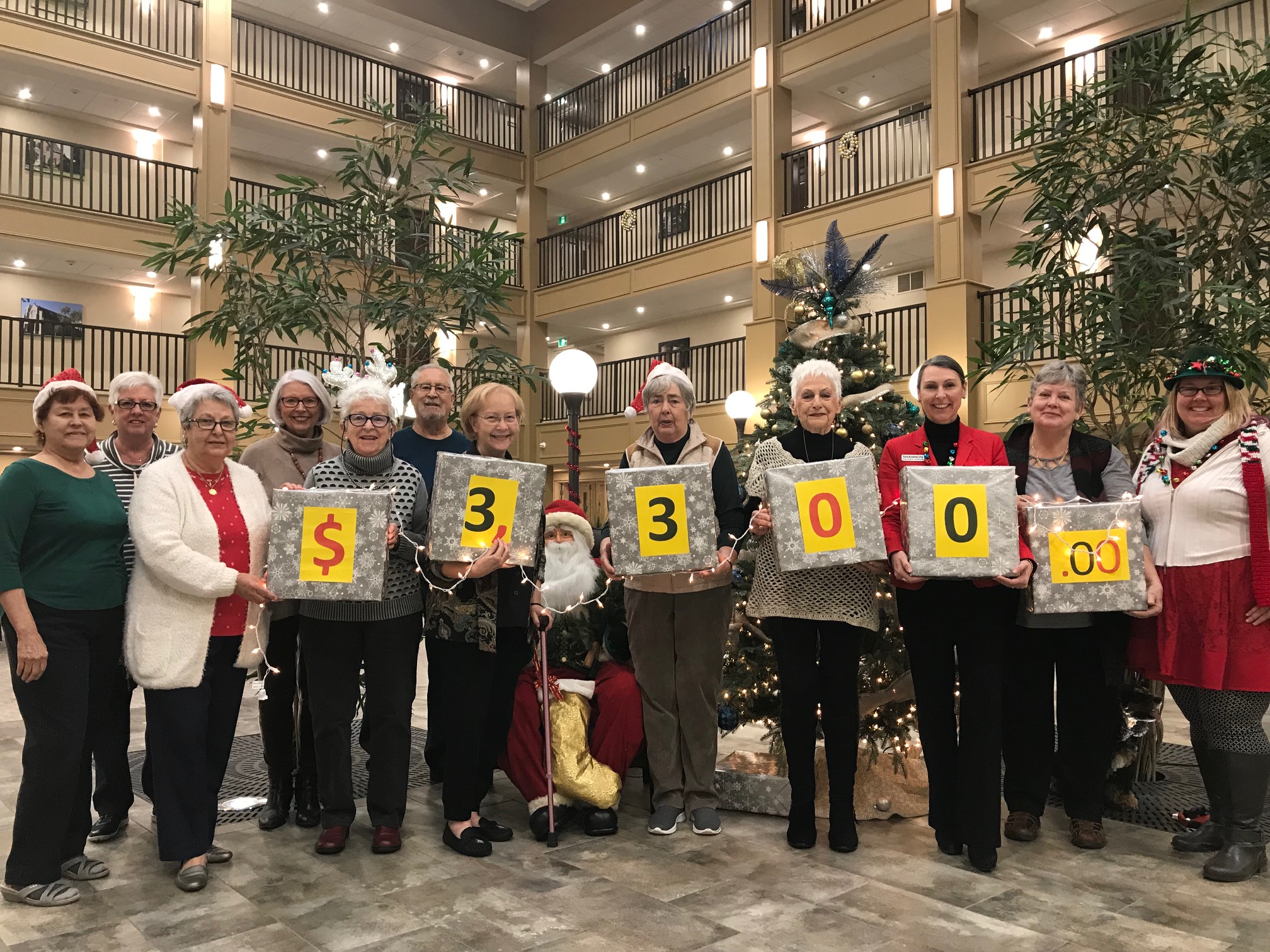 <p>WELLSPRING OF SUPPORT- Residents of the Wellings of Picton raised over $3,000 at their Christmas Bazaar last month. Pictured at a recent cheque presentation are (From left) Mai Smith, Marjorie Marchant, Foundation board member  Lee Cundy, Sandra Foreman, Sue Jagger, Doug Marchant, Linda McQueen, PECMHF Board Member Sue Law, Judy Piene, Foundation Executive Director Shannon Coull,   Kindha Sajan and Briar Boyce, communications co-ordinator with the PECMH Foundation. (PECMHF photo)</p>
