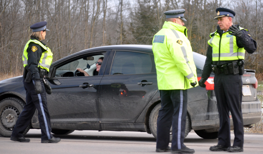 <p>HITCHING A R.I.D.E &#8211; Prince Edward OPP are reporting the number of alleged impaired drivers found on local roadways in 2022 is nearly double the annual average. (Adam Bramburger/Gazette File photo)</p>
