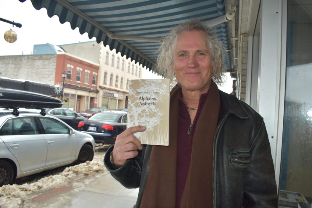 <p>Consecon-based author and writer Hilary Amolins and his latest effort Alphabet Animals. (Jason Parks/Gazette Staff)</p>
