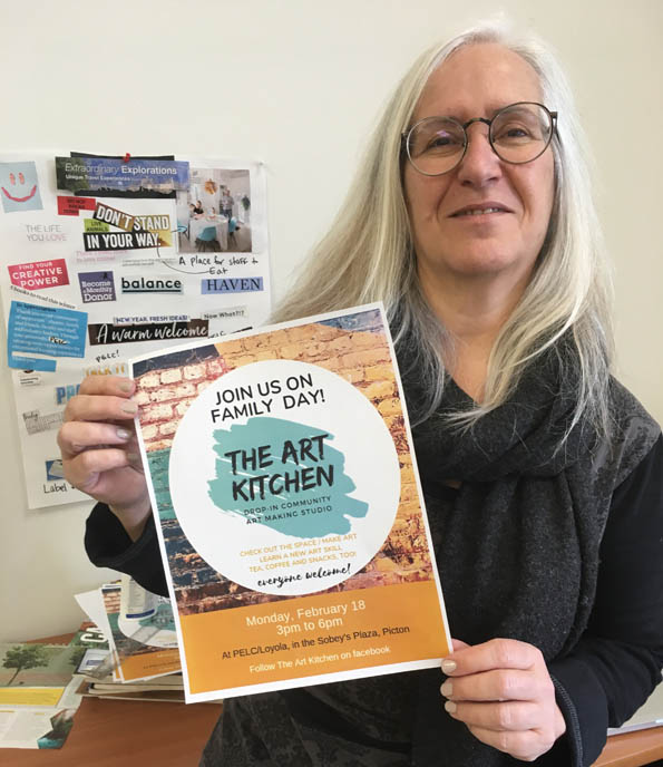<p>Hive of activity -Christine Renaud is starting the Art Kitchen, a new venture for community arts, based on Montreal’s Arts Hive model. The space will be opened this Monday evening. (Submitted photo)</p>
