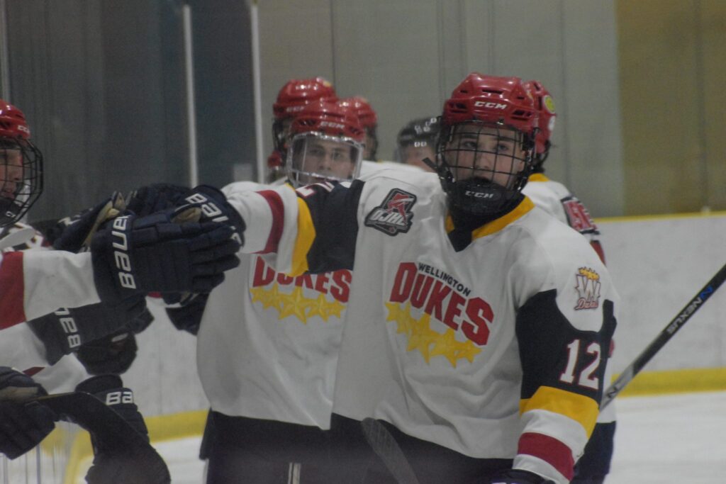 <p>LEADING THE WAY- Wellington Dukes Dan Pancetta and (Not pictured) Ben Woodhouse are taking part in the Team Canada East Evaluation Camp in Cornwall, ON this week. (Jason Parks/Gazette Staff)</p>
