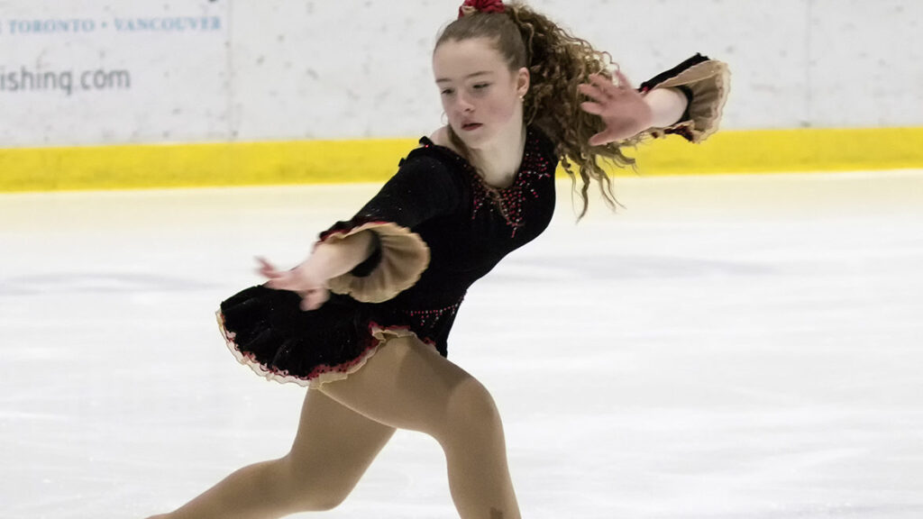 <p>Lilly Claire Rankin of the Prince Edward County Skating Club. (Photo by Alan Jenner)</p>
