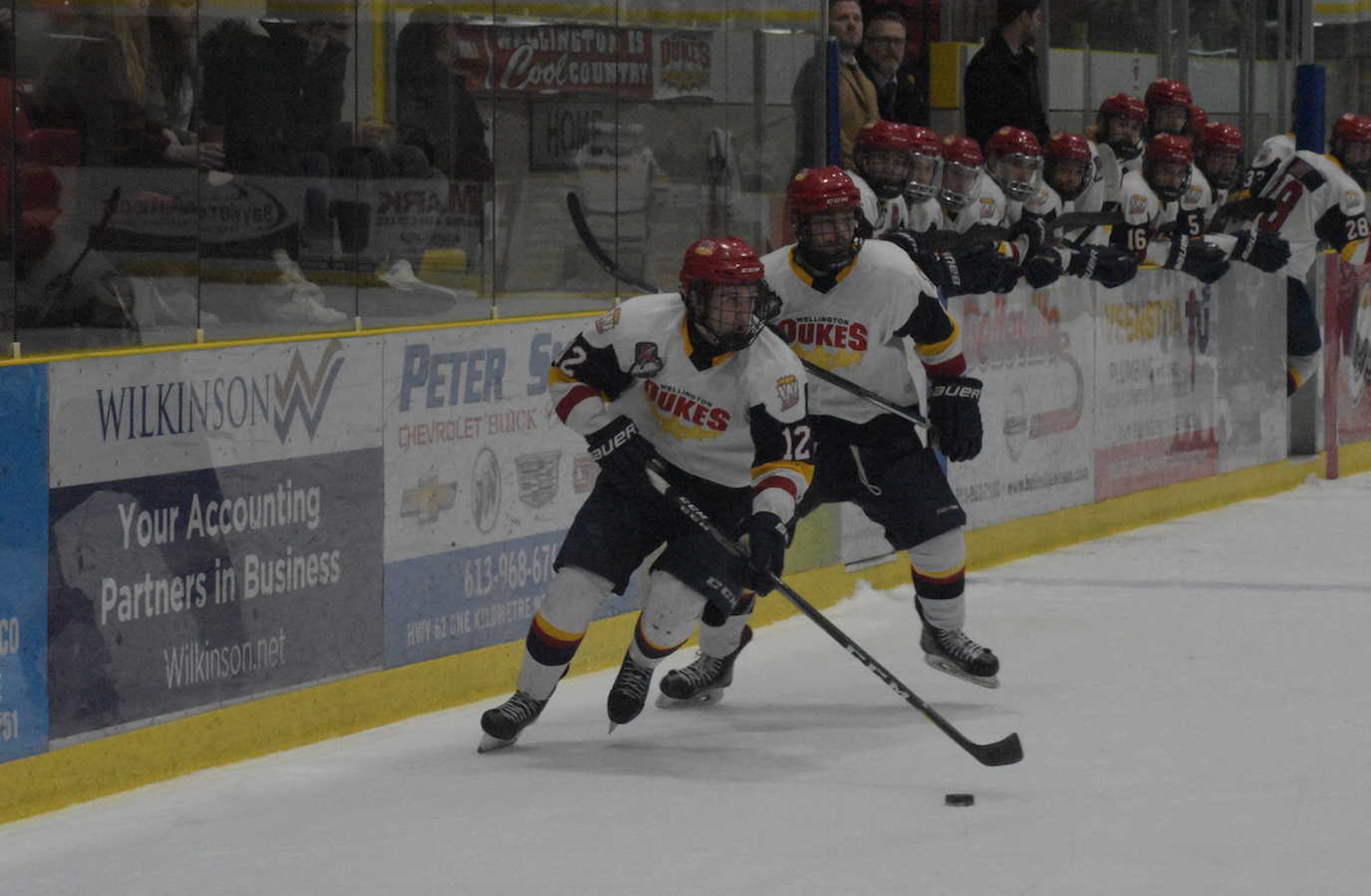 <p>Wellington Duke forward Dan Panetta. (Jason Parks/Gazette Staff)</p>
