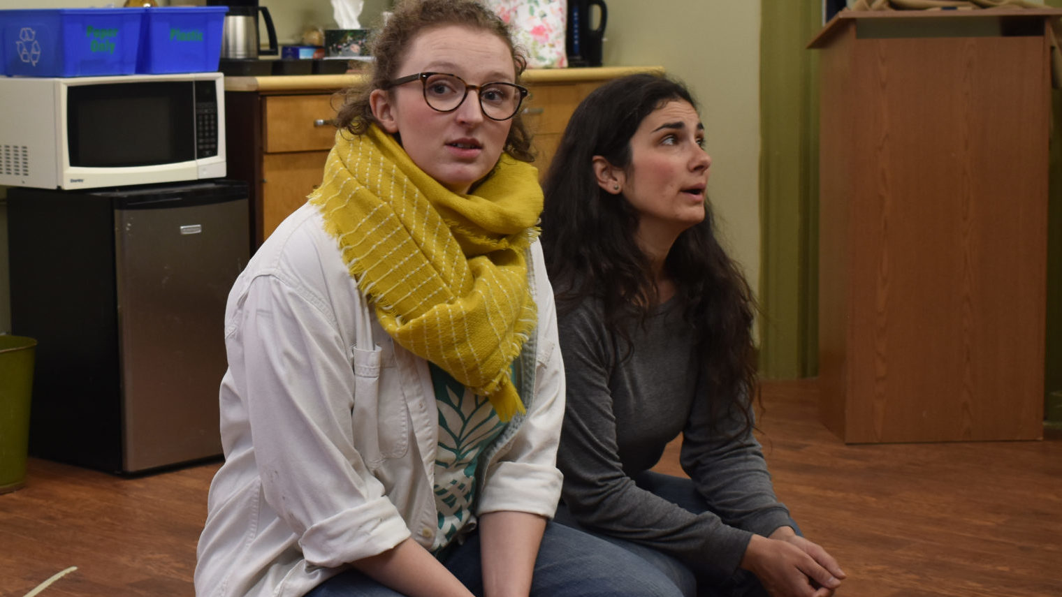 <p>OH HENRY DEAR HENRY- Julie Lane plays Henry opposite Robin Snip who plays Grace in Shatterbox Theatre’s performance of The Small Room At The Top Of The Stairs. The performance gets underway at Picton’s Regent Theatre May 24. (Sarah Williams/Gazette Staff)</p>

