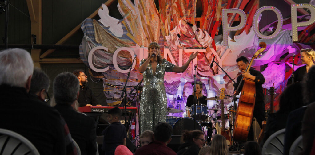 <p>Jill Barber performs at the 2019 County Pop festival Sunday May 4. ((Desirée Decoste/Gazette Staff)</p>
