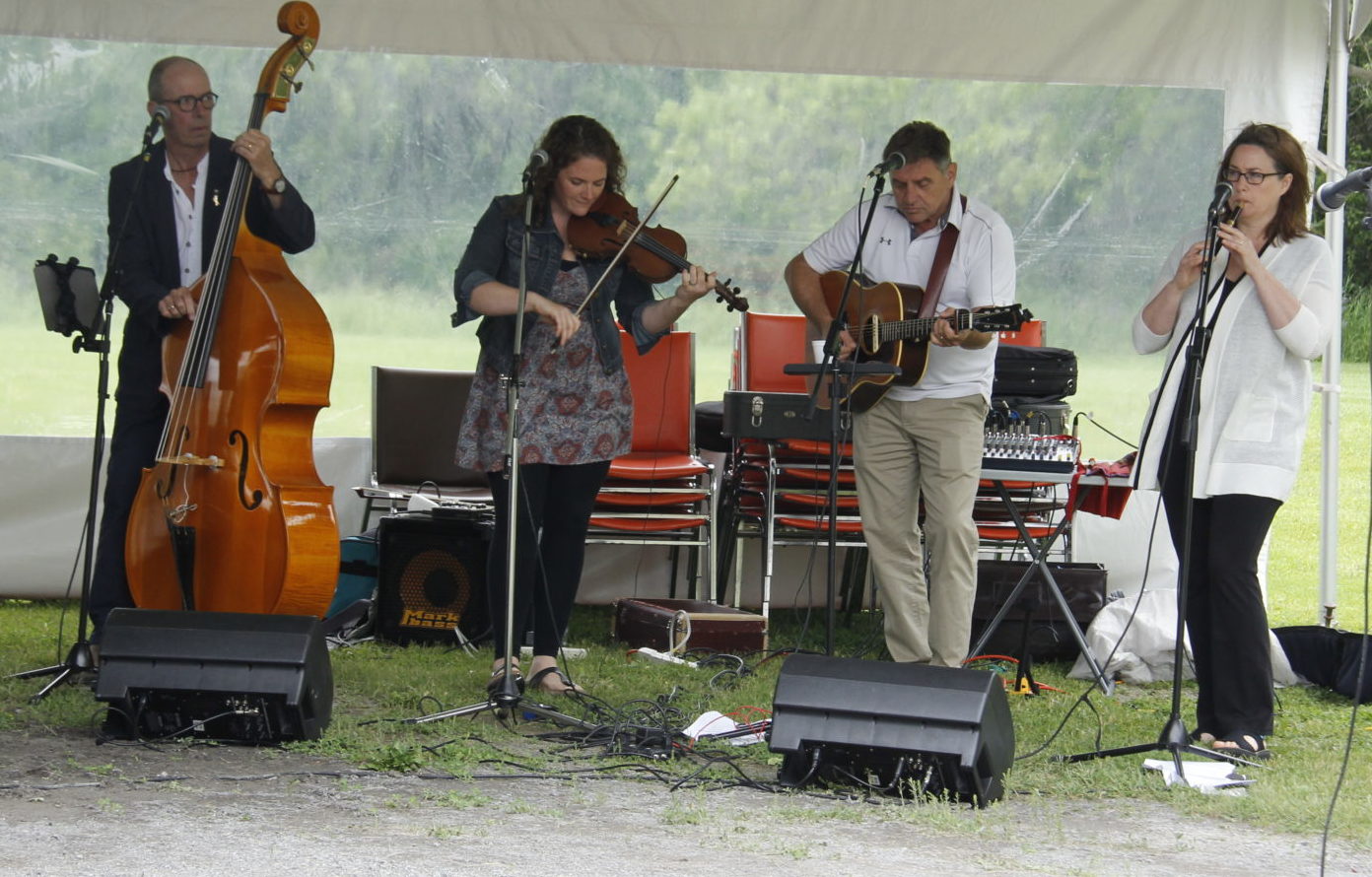<p>GETTING DOWN WITH SEVENTH TOWN- The Seventh Town Band was the featured performer at the 50th anniversary celebration of the Seventh Town Historical Society in Ameliasburgh on Saturday. (Desirée Decoste/Gazette Staff)</p>
