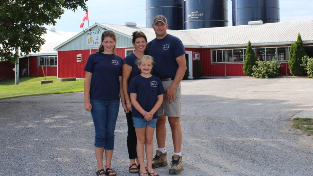 <p>FUN TIMES DOWN ON THE FARM- Phil and Selena Prinzen and their daughters (left) Maria and (Centre) Paige are inviting the public to attend the 2019 Farm Family Fun Night at Prinzhaven Farms at 1176 Gilead Rd. Aug. 8 (Submitted Photo)</p>
