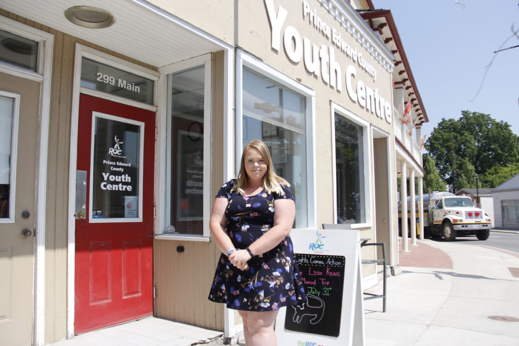 <p>STUDENT SUCCESS-Ruby Gaudett is the youth engagement intern at the Recreation Outreach Centre (ROC) in Picton.  (Desirée Decoste/Gazette Staff)</p>
