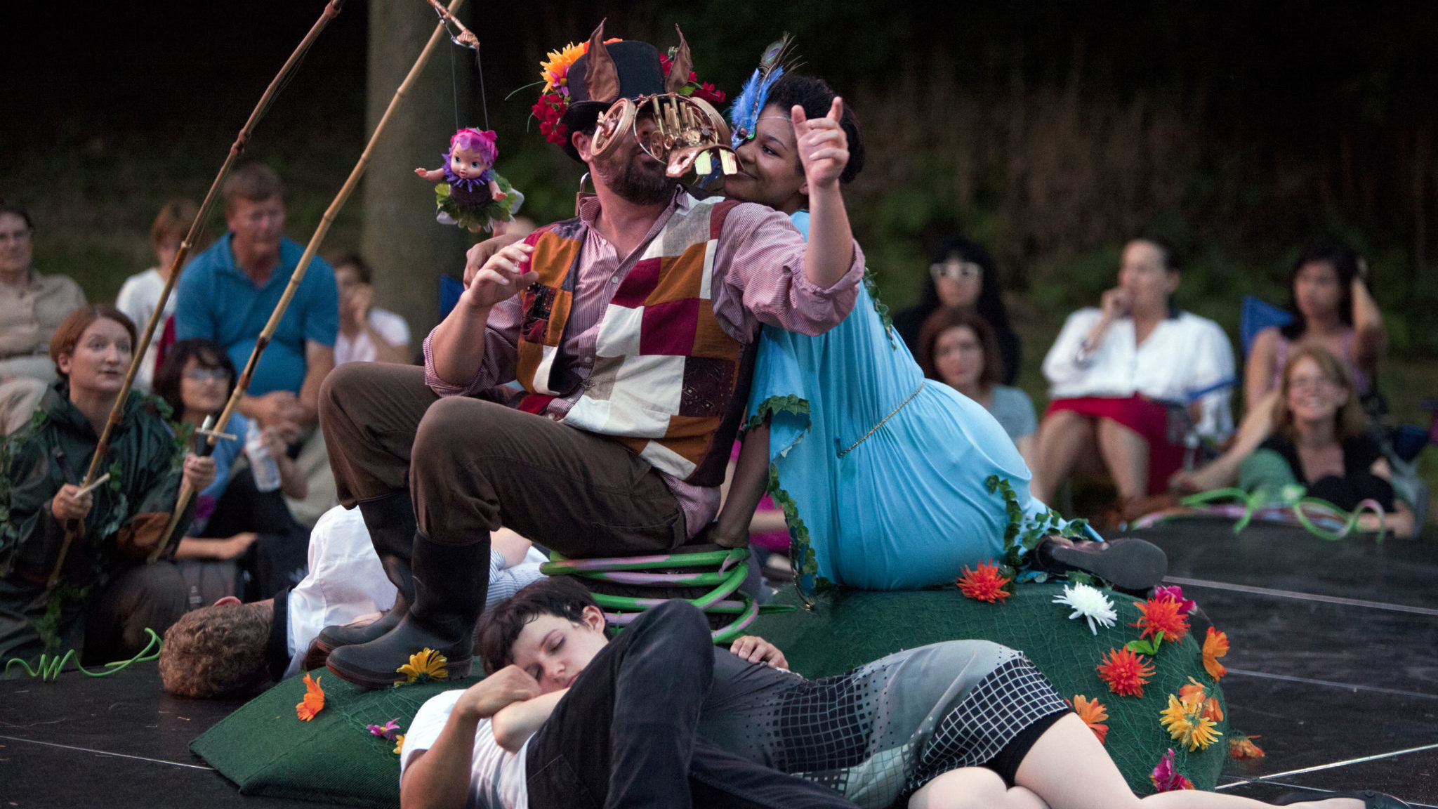 <p>MIDSUMMER MAGIC- Driftwood Theatre Group Bard’s Bus Tour will be bring A (Musical) Midsummer Night’s Dream to Bloomfield later this summer. (Photo by David Spowart)</p>
