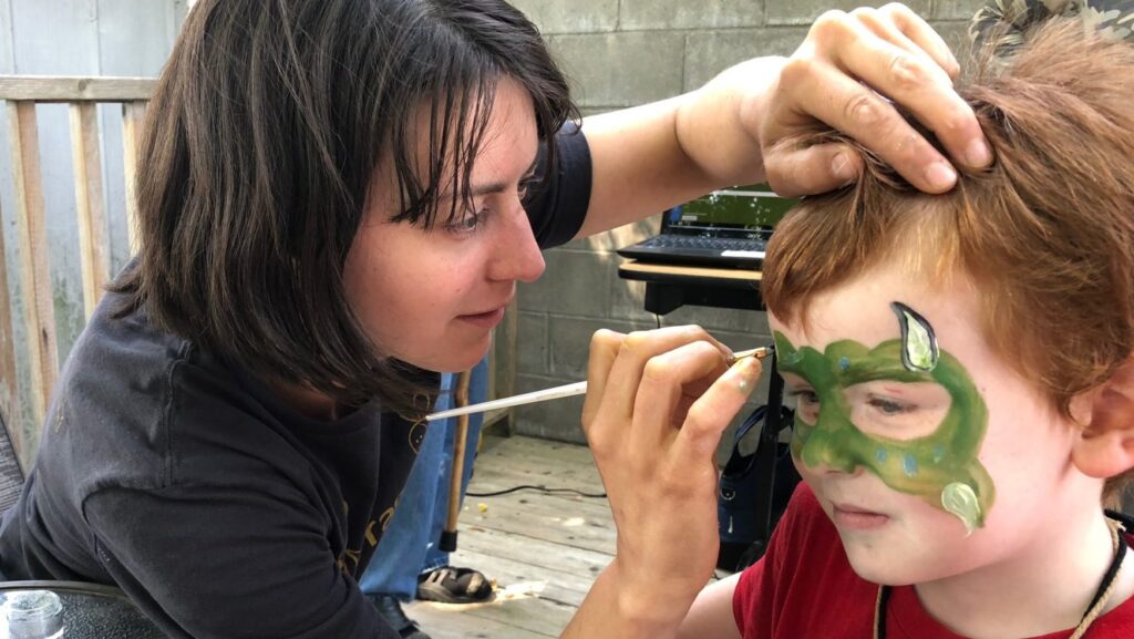 <p>FACE OFF- Face painting at the Consecon Royal Canadian Legion Branch 509 was just one of the many kid-centric events at the 2019 Consecon Community Day on Saturday. (Jason Parks/Gazette Staff)</p>
