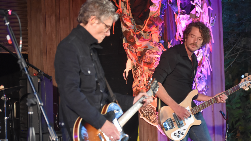<p>GREAT VINTAGE- (From left) Chris Hooper and Tom Hooper of The Grapes of Wrath perform at the 2019 Sandbanks Music Festival Saturday. (Sarah Williams/Gazette Staff)</p>

