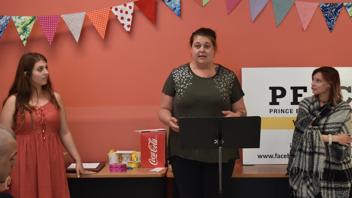 <p>INSPIRED – A few students who participated in the INSPIRE program are featured at PELC’s AGM in 2019. (Sarah Williams/Gazette Staff)</p>

