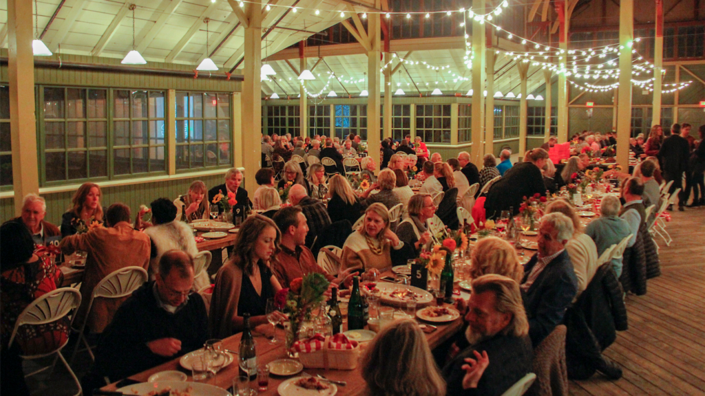 <p>SEATED FOR SUPPER The fifth annual Food to Share Fundraiser dinner took place Wednesday evening at the beautiful Crystal Palace with 166 in attendance and raising close to $20,000 for the program and enabling them to continually cook throughout the year. (Desirée Decoste/Gazette Staff)</p>
