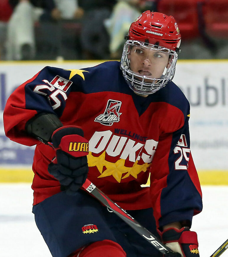 <p>Wellington’s Dylan Massie<br />
(Ed McPherson / OJHL Images)</p>
